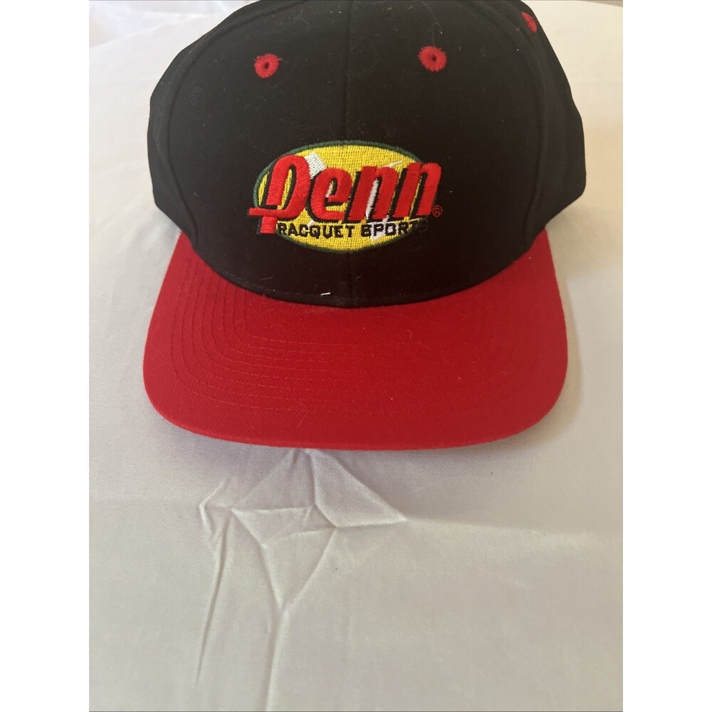 Penn Racquet  Sport Adjustable Black Athletic Hat